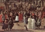 CARLEVARIS, Luca The Reception of Cardinal Cesar d Estrees (detail) china oil painting reproduction